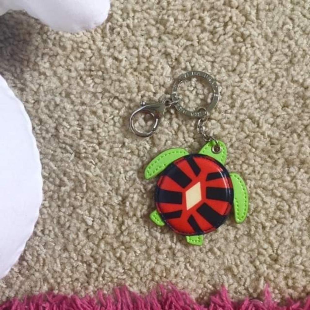 Vera Bradley Turtle Keychain